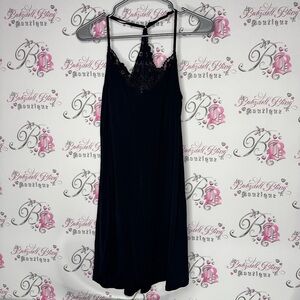 P.j salvage orange country Elegant Black Lace Nightgown dress Lacie nighty